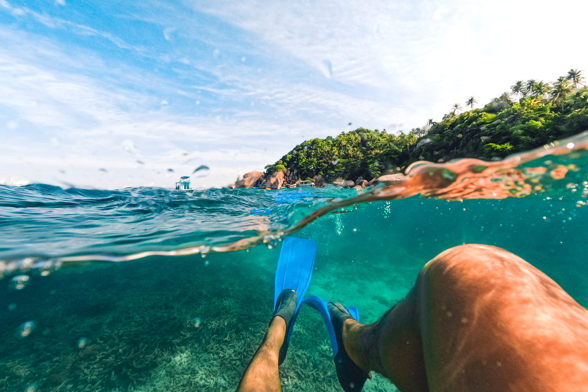 Snorkeling a Lampedusa