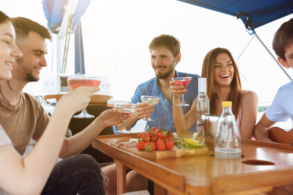 Pranzo in barca a Lampedusa