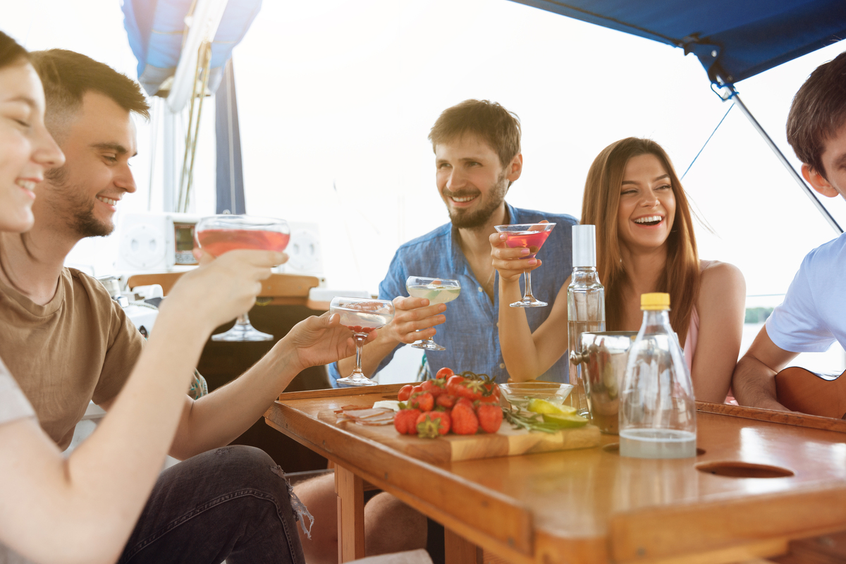 Pranzo in barca a Lampedusa